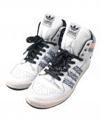 adidasアディダス）の古着「ハイカットスニーカー」｜ホワイト×ブラック