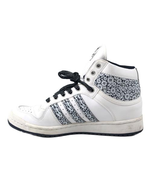 adidas（アディダス）adidas (アディダス) ハイカットスニーカー ホワイト×ブラック サイズ:25cmの古着・服飾アイテム