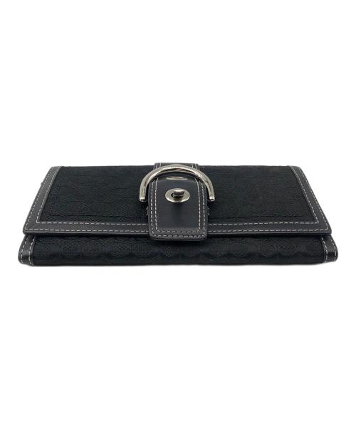 COACH（コーチ）COACH (コーチ) 長財布 ブラックの古着・服飾アイテム