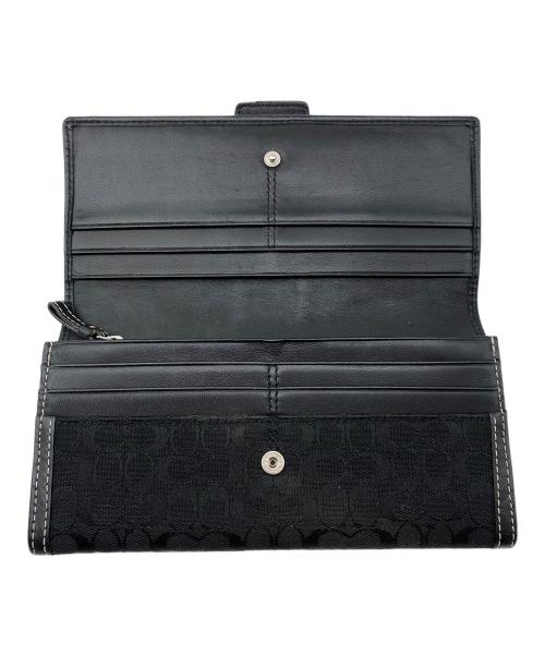COACH（コーチ）COACH (コーチ) 長財布 ブラックの古着・服飾アイテム