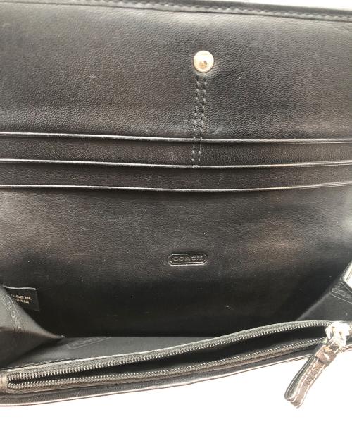 COACH（コーチ）COACH (コーチ) 長財布 ブラックの古着・服飾アイテム