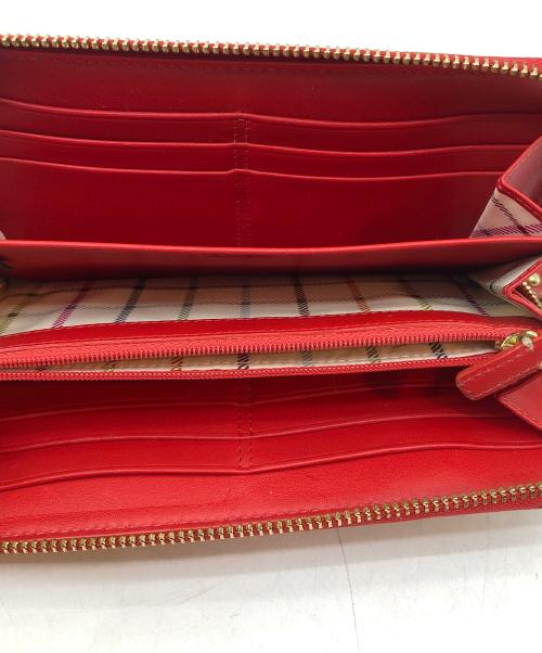 COACH（コーチ）COACH (コーチ) 長財布 レッド×ブラウンの古着・服飾アイテム