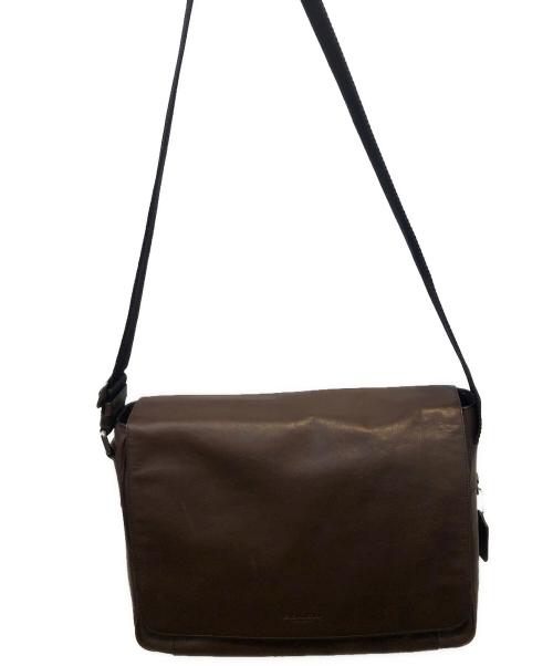 COACH（コーチ）COACH (コーチ) レザーショルダーバッグ ブラウン サイズ:不明の古着・服飾アイテム