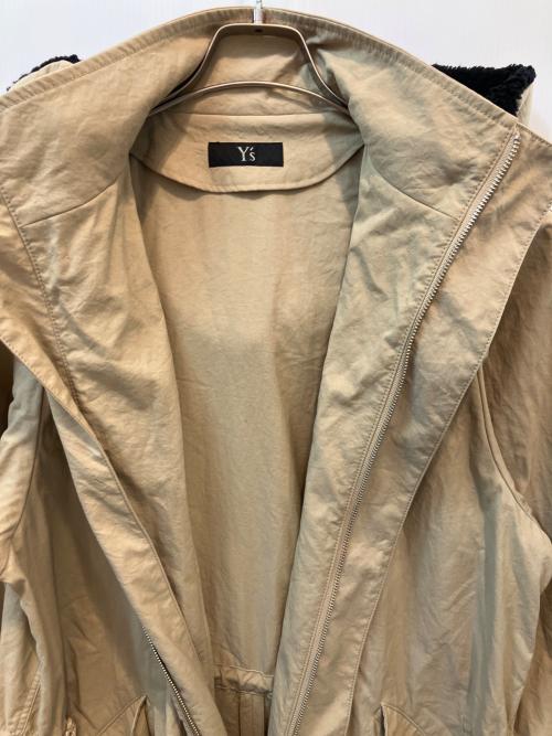 Y's（ワイズ）Y's (ワイズ) フーデッドコート ベージュ サイズ:1の古着・服飾アイテム