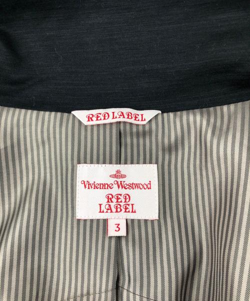 Vivienne Westwood RED LABEL（ヴィヴィアンウエストウッドレッドレーベル）Vivienne Westwood RED LABEL (ヴィヴィアンウエストウッドレッドレーベル) テーラードジャケット 16-01-451011 ブラック サイズ:サイズ３の古着・服飾アイテム