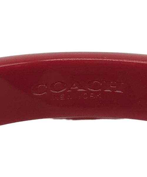 COACH（コーチ）COACH (コーチ) バングル レッド サイズ:記載なしの古着・服飾アイテム