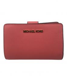 MICHAEL KORS（マイケルコース）の古着「2つ折り財布」｜ピンク