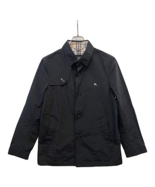 BURBERRY BLACK LABEL（バーバリーブラックレーベル）BURBERRY BLACK LABEL (バーバリーブラックレーベル) ハーフコート ブラック サイズ:Mの古着・服飾アイテム