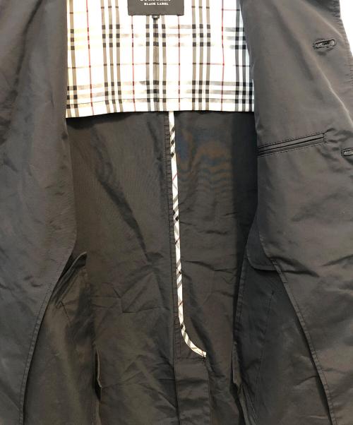 BURBERRY BLACK LABEL（バーバリーブラックレーベル）BURBERRY BLACK LABEL (バーバリーブラックレーベル) ハーフコート ブラック サイズ:Mの古着・服飾アイテム
