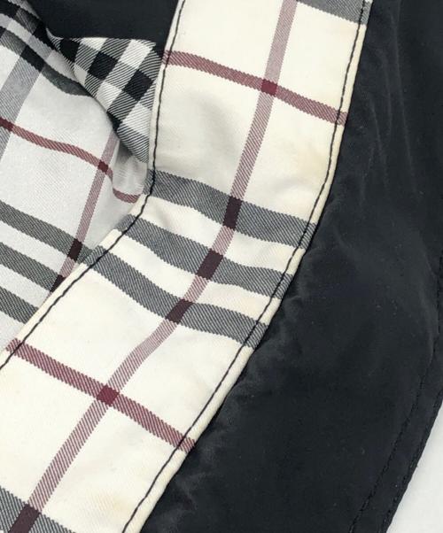 BURBERRY BLACK LABEL（バーバリーブラックレーベル）BURBERRY BLACK LABEL (バーバリーブラックレーベル) ハーフコート ブラック サイズ:Mの古着・服飾アイテム