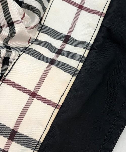 BURBERRY BLACK LABEL（バーバリーブラックレーベル）BURBERRY BLACK LABEL (バーバリーブラックレーベル) ハーフコート ブラック サイズ:Mの古着・服飾アイテム