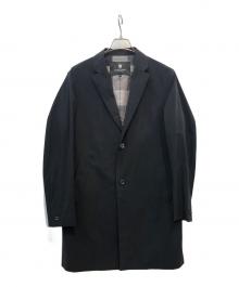 BLACK LABEL CRESTBRIDGE（ブラックレーベル クレストブリッジ）の古着「チェスターコート」｜ブラック