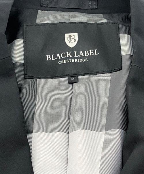 BLACK LABEL CRESTBRIDGE（ブラックレーベル クレストブリッジ）BLACK LABEL CRESTBRIDGE (ブラックレーベル クレストブリッジ) チェスターコート ブラック サイズ:Mの古着・服飾アイテム