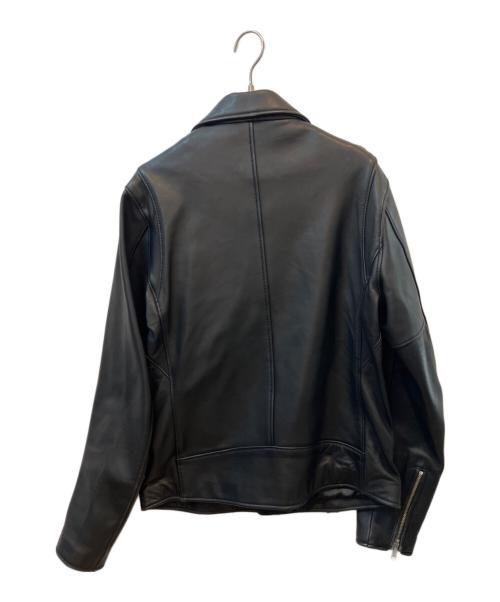 BEAUTY&YOUTH UNITED ARROWS（ビューティーアンドユースユナイテッドアローズ）BEAUTY&YOUTH UNITED ARROWS (ビューティーアンドユースユナイテッドアローズ) シープ ダブルライダース ブラック サイズ:ｌの古着・服飾アイテム