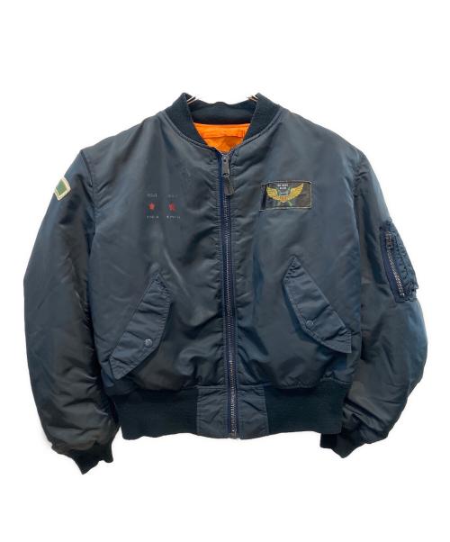 AVIREX（アヴィレックス）AVIREX (アヴィレックス) MA-1ジャケット ネイビー サイズ:LARGEの古着・服飾アイテム