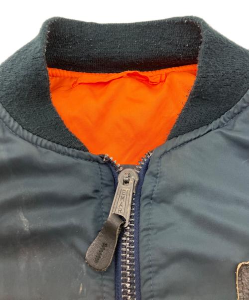 AVIREX（アヴィレックス）AVIREX (アヴィレックス) MA-1ジャケット ネイビー サイズ:LARGEの古着・服飾アイテム