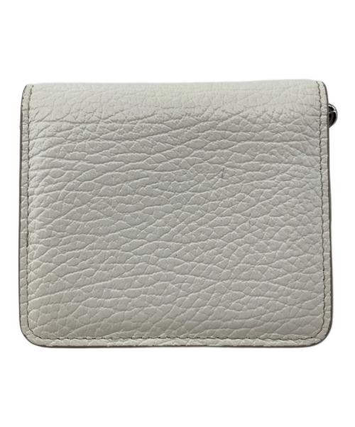 Maison Margiela（メゾンマルジェラ）Maison Margiela (メゾンマルジェラ) スモール チェーンウォレット 4ステッチ ミニショルダー ホワイト サイズ:不明の古着・服飾アイテム