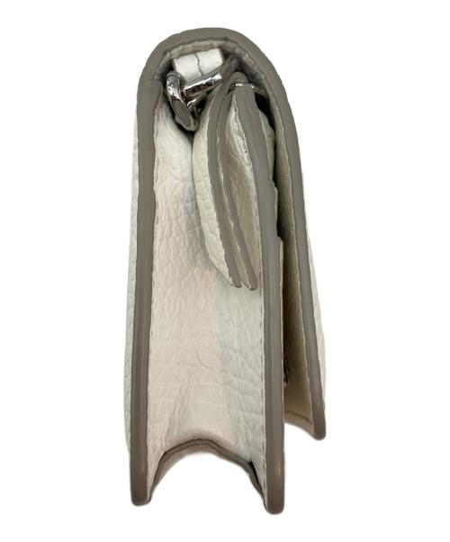 Maison Margiela（メゾンマルジェラ）Maison Margiela (メゾンマルジェラ) スモール チェーンウォレット 4ステッチ ミニショルダー ホワイト サイズ:不明の古着・服飾アイテム
