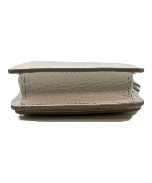 Maison Margiela（メゾンマルジェラ）Maison Margiela (メゾンマルジェラ) スモール チェーンウォレット 4ステッチ ミニショルダー ホワイト サイズ:不明の古着・服飾アイテム