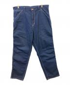 Carhartt WIPカーハート ワーク イン プログレス）の古着「Single Knee Pant」｜ネイビー