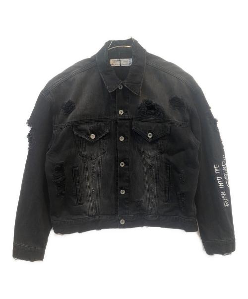 LEGENDA（レジェンダ）LEGENDA (レジェンダ) デニムジャケット ブラック サイズ:Fの古着・服飾アイテム