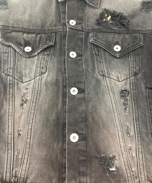 LEGENDA（レジェンダ）LEGENDA (レジェンダ) デニムジャケット ブラック サイズ:Fの古着・服飾アイテム
