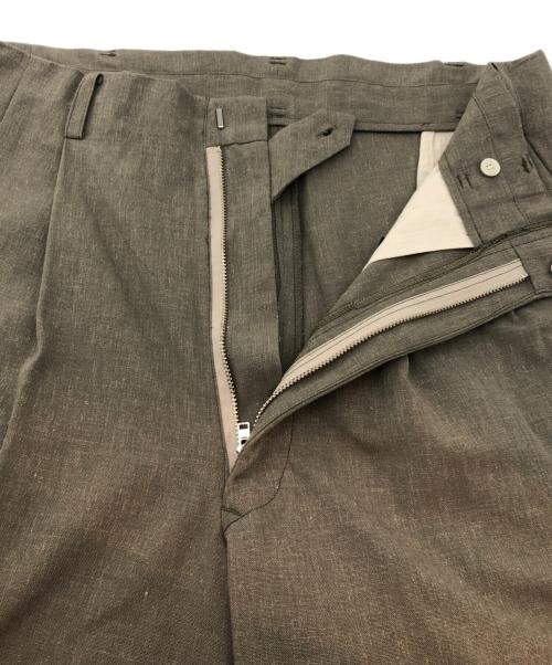 WEARMASTERS（ウエアマスターズ）WEARMASTERS (ウエアマスターズ) タックパンツ リネン混 グレー サイズ:W32の古着・服飾アイテム