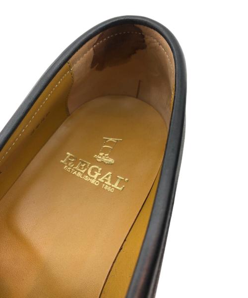REGAL（リーガル）REGAL (リーガル) コインローファー ブラック サイズ:24 1/2の古着・服飾アイテム
