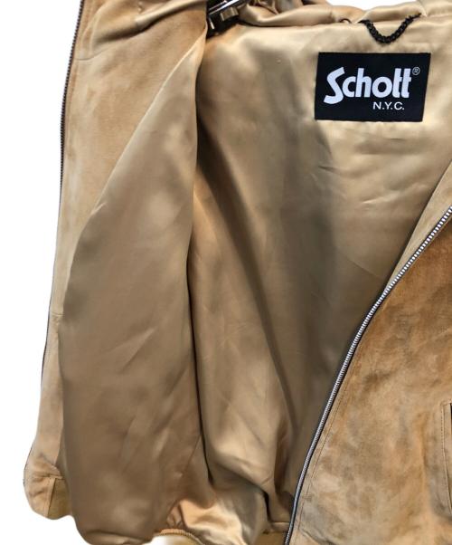 Schott（ショット）Schott (ショット) レザージャケット ブラウン サイズ:38の古着・服飾アイテム