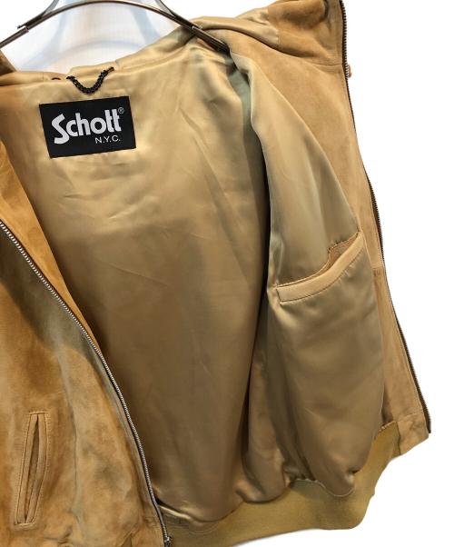 Schott（ショット）Schott (ショット) レザージャケット ブラウン サイズ:38の古着・服飾アイテム