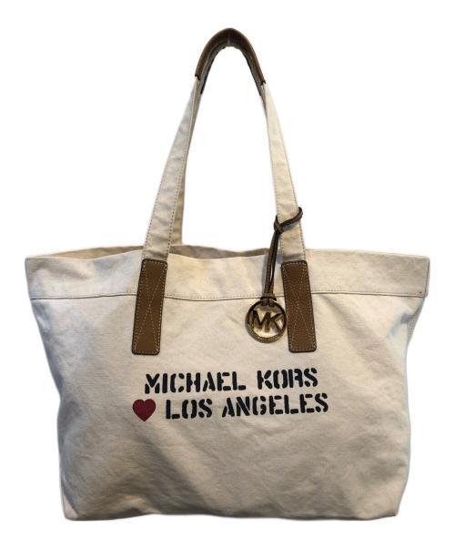 MICHAEL KORS（マイケルコース）MICHAEL KORS (マイケルコース) シティートートバッグ ベージュ サイズ:不明の古着・服飾アイテム