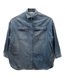 Healthy DENIM（ヘルシーデニム）の古着「長袖シャツ」｜スカイブルー