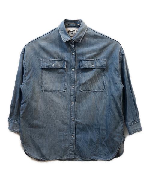 Healthy DENIM（ヘルシーデニム）Healthy DENIM (ヘルシーデニム) 長袖シャツ スカイブルー サイズ:1の古着・服飾アイテム