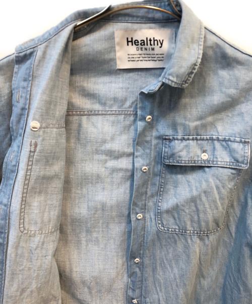 Healthy DENIM（ヘルシーデニム）Healthy DENIM (ヘルシーデニム) 長袖シャツ スカイブルー サイズ:1の古着・服飾アイテム