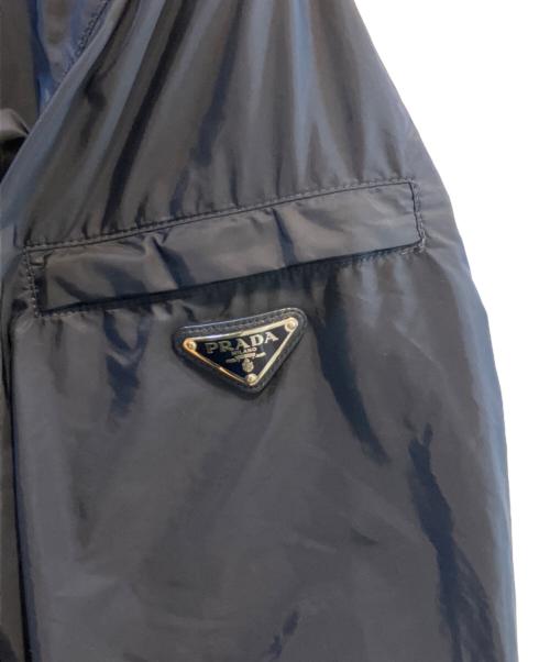 PRADA SPORTS（プラダスポーツ）PRADA SPORTS (プラダスポーツ) フーデッドナイロンジャケット ネイビー サイズ:Sの古着・服飾アイテム