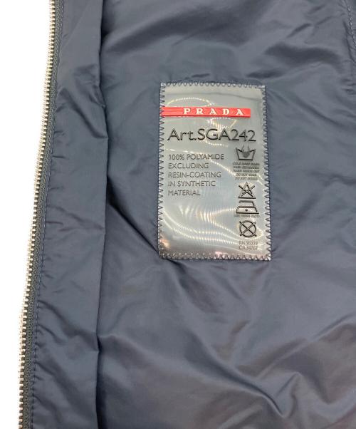 PRADA SPORTS（プラダスポーツ）PRADA SPORTS (プラダスポーツ) フーデッドナイロンジャケット ネイビー サイズ:Sの古着・服飾アイテム