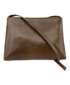 HushTugハッシュタグ）の古着「レザーショルダーバッグ」｜ブラウン