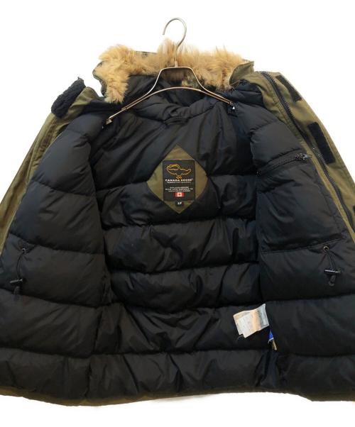 CANADA GOOSE（カナダグース）CANADA GOOSE (カナダグース) エクスペディションパーカ オリーブ サイズ:Ｓの古着・服飾アイテム