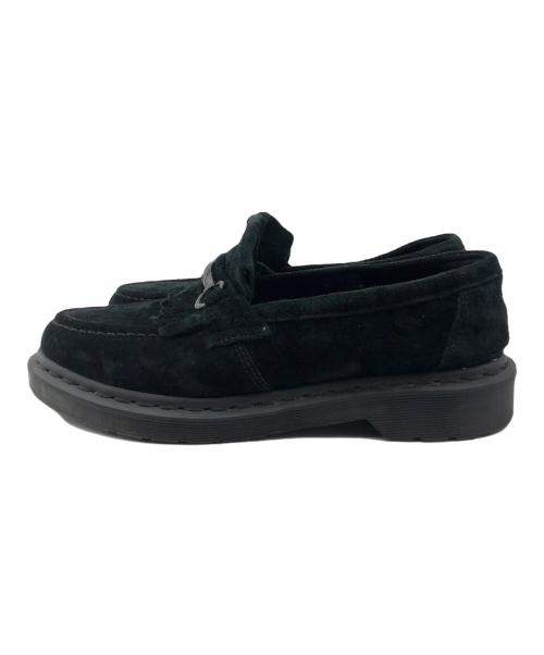 Dr.Martens（ドクターマーチン）Dr.Martens (ドクターマーチン) スウェードモカシンシューズ ブラック サイズ:UK8の古着・服飾アイテム