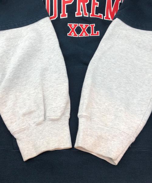SUPREME（シュプリーム）SUPREME (シュプリーム) プルオーバーパーカー ネイビー×グレー サイズ:XLの古着・服飾アイテム