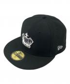 SUPREMEシュプリーム）の古着「キャップ ×NEW ERA KING OF NEW YORK」｜ブラック