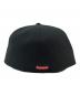 中古・古着 Supreme (シュプリーム) キャップ ×NEW ERA KING OF NEW YORK ブラック サイズ:60.6cm：7000円