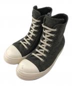 RICK OWENSリックオウエンス）の古着「Scarpe Sneakers DRKSHDW Rugged Wool 25AW」｜グレー