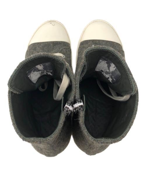 RICK OWENS（リックオウエンス）RICK OWENS (リックオウエンス) Scarpe Sneakers DRKSHDW Rugged Wool 25AW グレー サイズ:42.0の古着・服飾アイテム