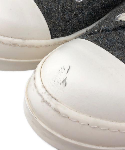 RICK OWENS（リックオウエンス）RICK OWENS (リックオウエンス) Scarpe Sneakers DRKSHDW Rugged Wool 25AW グレー サイズ:42.0の古着・服飾アイテム