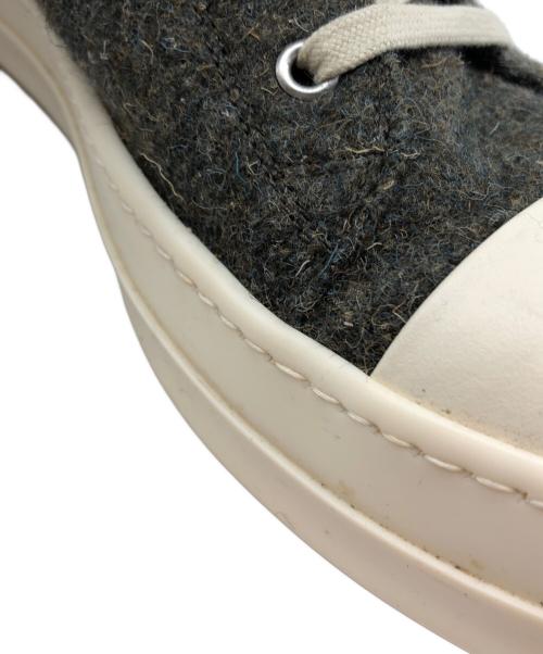 RICK OWENS（リックオウエンス）RICK OWENS (リックオウエンス) Scarpe Sneakers DRKSHDW Rugged Wool 25AW グレー サイズ:42.0の古着・服飾アイテム