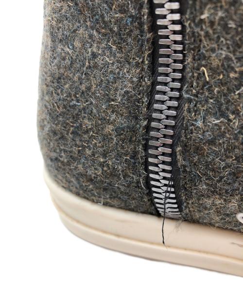 RICK OWENS（リックオウエンス）RICK OWENS (リックオウエンス) Scarpe Sneakers DRKSHDW Rugged Wool 25AW グレー サイズ:42.0の古着・服飾アイテム