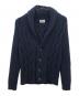 Settefili Cashmere（セッテフィーリ カシミア）の古着「厚手カーディガン カシミヤ混」｜ネイビー