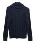 Settefili Cashmere (セッテフィーリ カシミア) 厚手カーディガン カシミヤ混 ネイビー サイズ:44：6000円