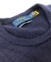 中古・古着 POLO RALPH LAUREN (ポロ・ラルフローレン) 薄手ニット	ウール100 ネイビー サイズ:XS：5000円